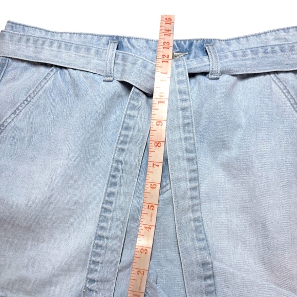 GAP Light Blue High Waist Women's Shorts - Picture 5 of 7